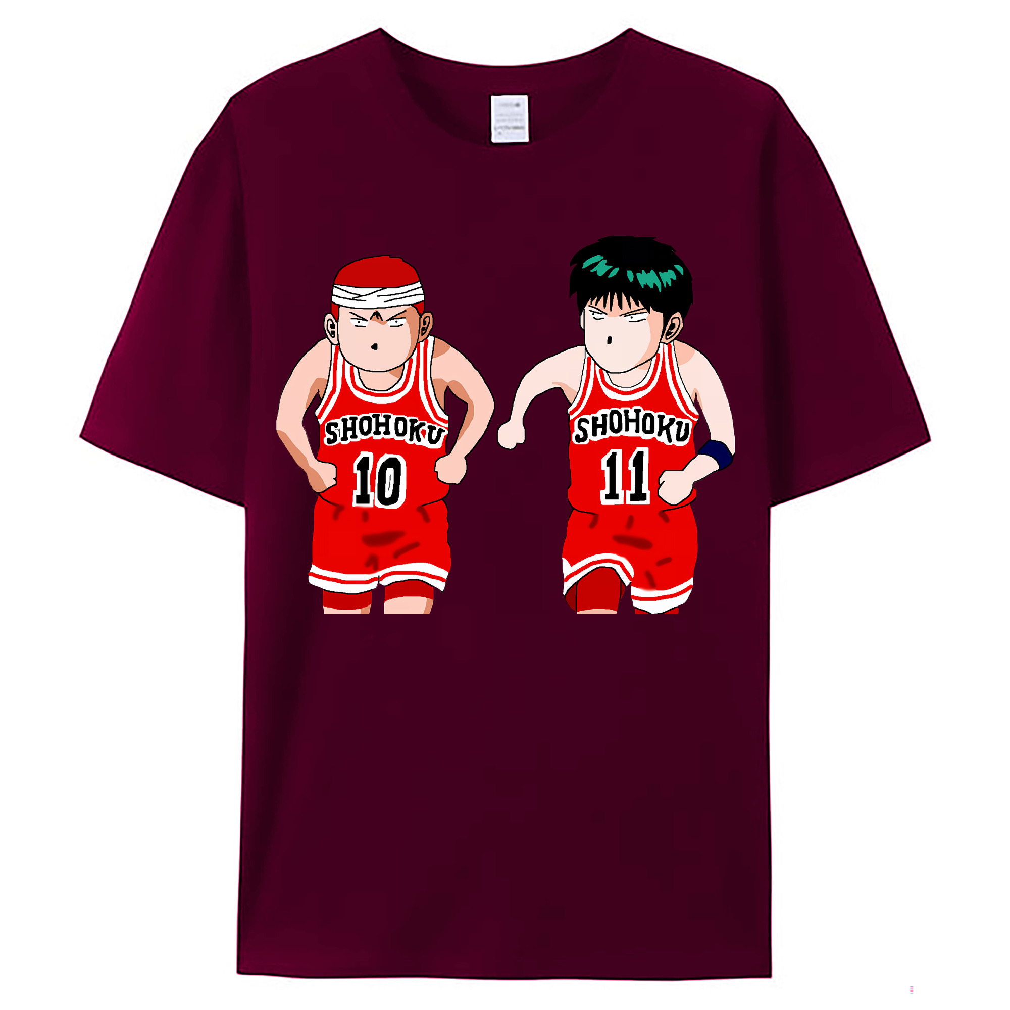 （画像用） SLAM DUNK／スラムダンク レディースカジュアルプリントTシャツ（綿100％）